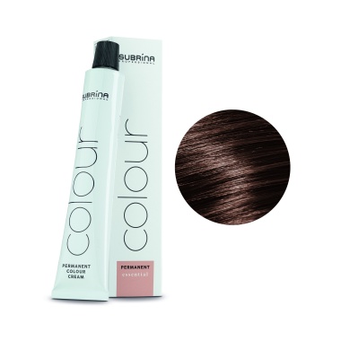 Subrina Professional Перманентная крем-краска для волос Permanent Colour, 5/0 светло-коричневый, 100 мл купить