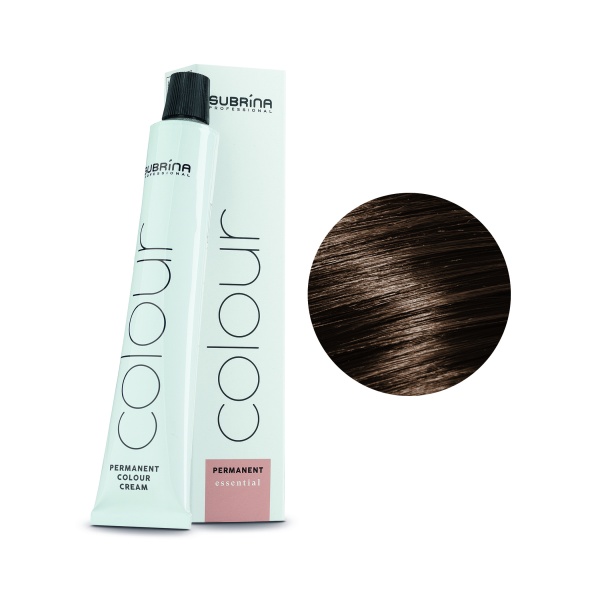 Subrina Professional Перманентная крем-краска для волос Permanent Colour, 5/00 натуральный светло-коричневый, 100 мл купить
