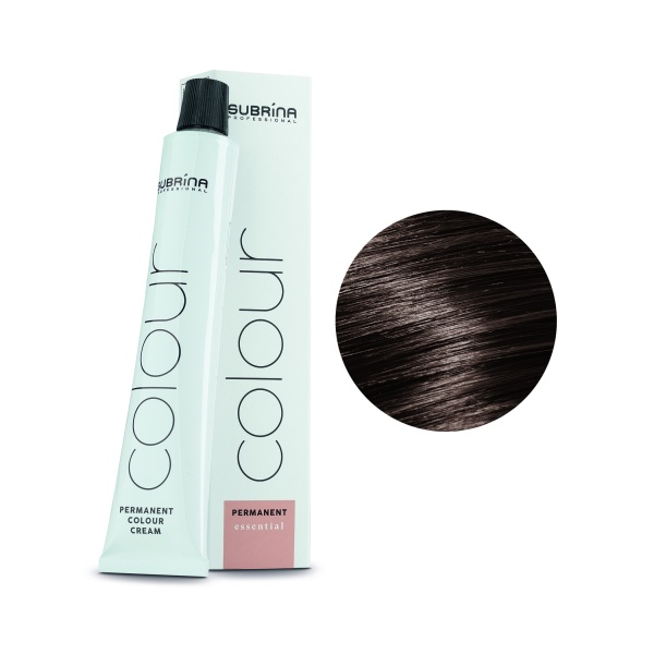 Subrina Professional Перманентная крем-краска для волос Permanent Colour, 5/1 светло-коричневый пепельный, 100 мл купить