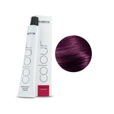 Subrina Professional Перманентная крем-краска для волос Permanent Colour, 5/67 светло-коричневый фиолетово-коричневый, 100 мл купить