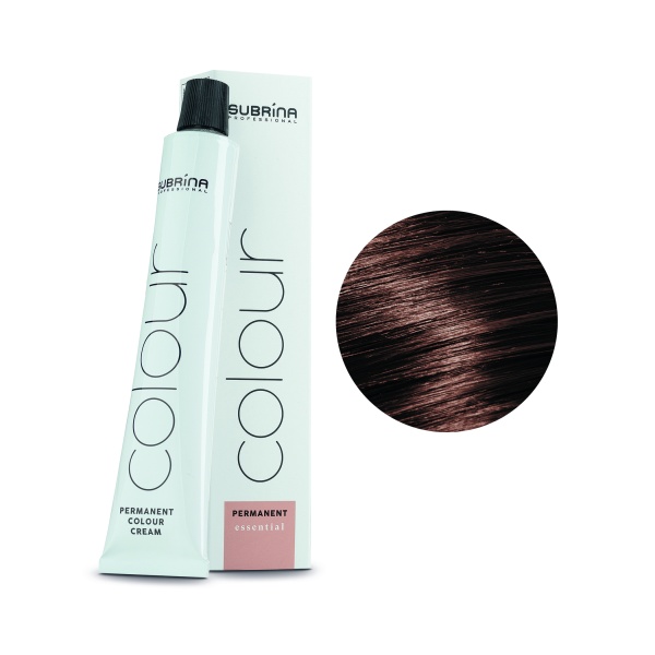 Subrina Professional Перманентная крем-краска для волос Permanent Colour, 5/7 светло-коричневый коричневый, 100 мл купить
