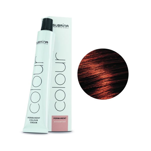 Subrina Professional Перманентная крем-краска для волос Permanent Colour, 5/75 светло коричневый коричнево-красный, 100 мл купить