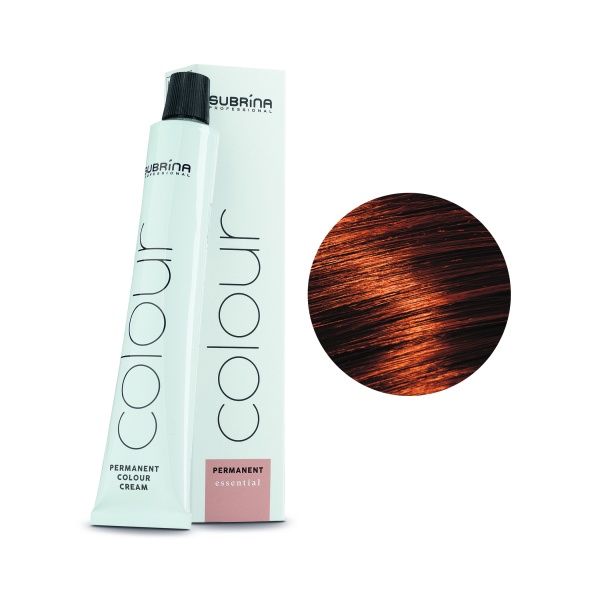 Subrina Professional Перманентная крем-краска для волос Permanent Colour, 6/75 темный блондин коричнево-красный, 100 мл купить