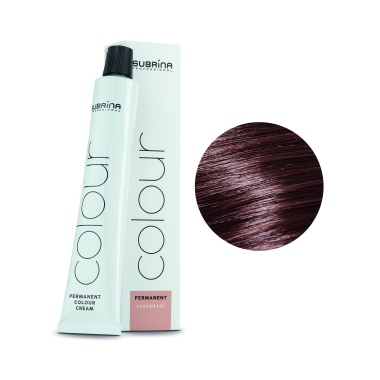 Subrina Professional Перманентная крем-краска для волос Permanent Colour, 6/77 темный блондин шоколадный, 100 мл купить