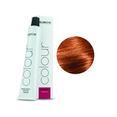 Subrina Professional Перманентная крем-краска для волос Permanent Colour, 7/34 средний блондин золотисто-оранжевый, 100 мл купить