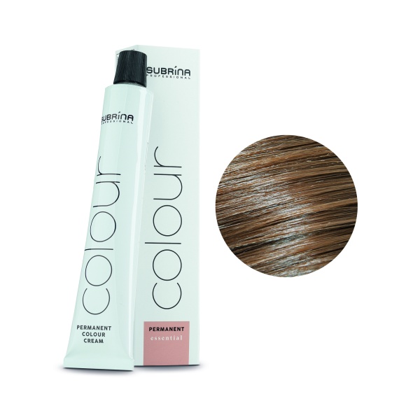 Subrina Professional Перманентная крем-краска для волос Permanent Colour, 7/71 средний блондин коричневый пепельный, 100 мл купить