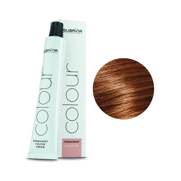Subrina Professional Перманентная крем-краска для волос Permanent Colour, 7/73 средний блондин коричнево - золотая, 100 мл купить