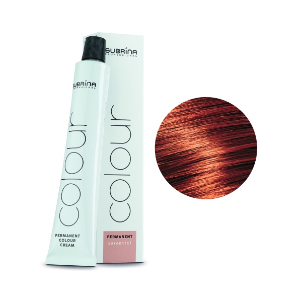 Subrina Professional Перманентная крем-краска для волос Permanent Colour, 7/75 средний блондин коричнево-красный, 100 мл купить