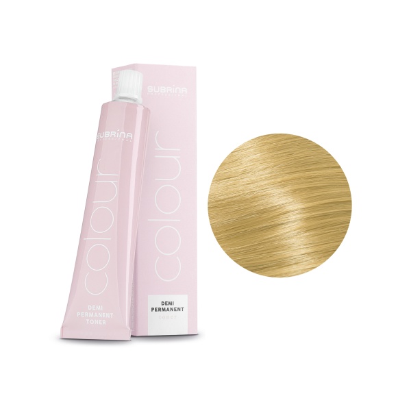 Subrina Professional Деми-перманентная интенсивная краска для волос без аммиака Demi-Permanent, 9/0 очень светлый блондин, 60 мл купить