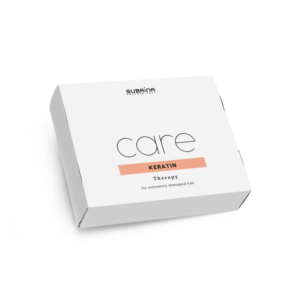 Subrina Professional Кератиновые восстанавливающие капли для волос Professional Care Line Keratin Therapy, 6 х 10 мл купить