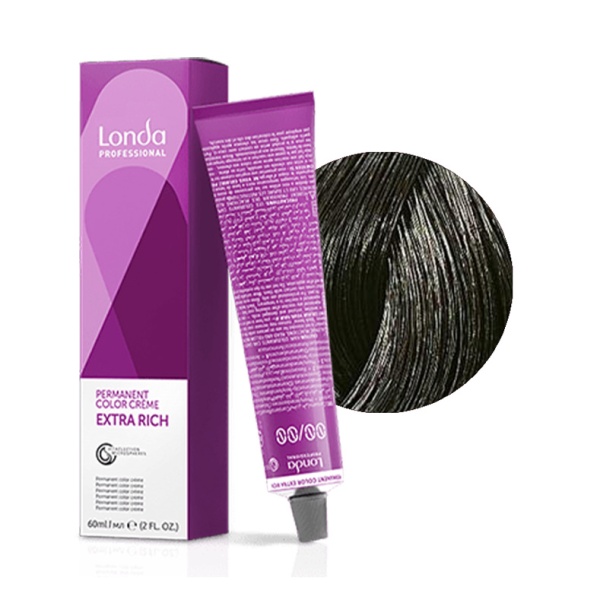 Londa Professional Стойкая крем-краска Londacolor, 5/1 светлый шатен пепельный, 60 мл купить