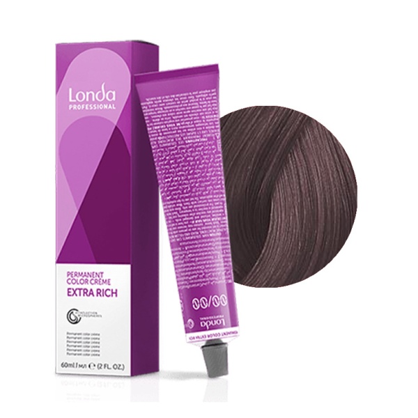 Londa Professional Стойкая крем-краска Londacolor, 6/16 темный блонд пепельно-фиолетовый, 60 мл купить