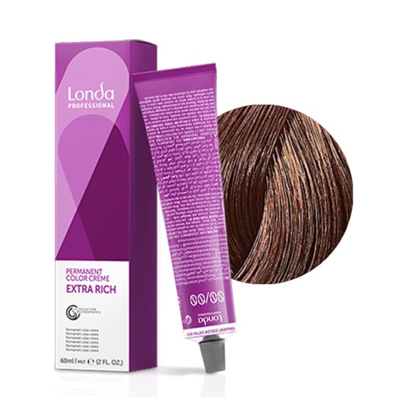 Londa Professional Стойкая крем-краска Londacolor, 7/3 блонд золотистый, 60 мл купить