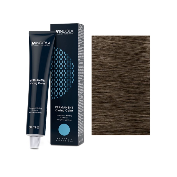 Indola Стойкая крем-краска для волос Permanent Caring Color, 6.1 темный русый пепельный, 60 мл купить