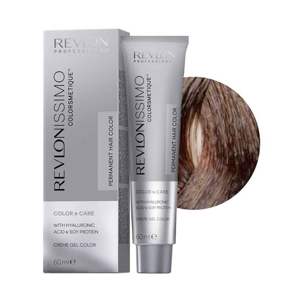 Revlon Professional Крем-краска Revlonissimo Colorsmetique, 7.13 Блондин Пепельно-Золотистый, 60 мл купить