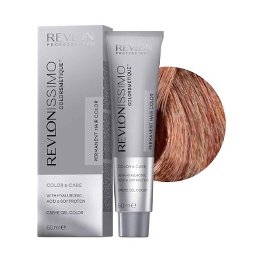 Revlon Professional Крем-краска Revlonissimo Colorsmetique, 7.34 Блондин Золотисто-Медный, 60 мл купить