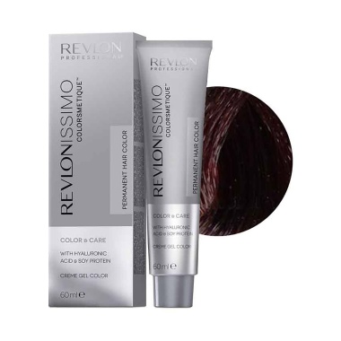 Revlon Professional Крем-краска Revlonissimo Colorsmetique, 5.4 Светло-Коричневый Медный, 60 мл купить