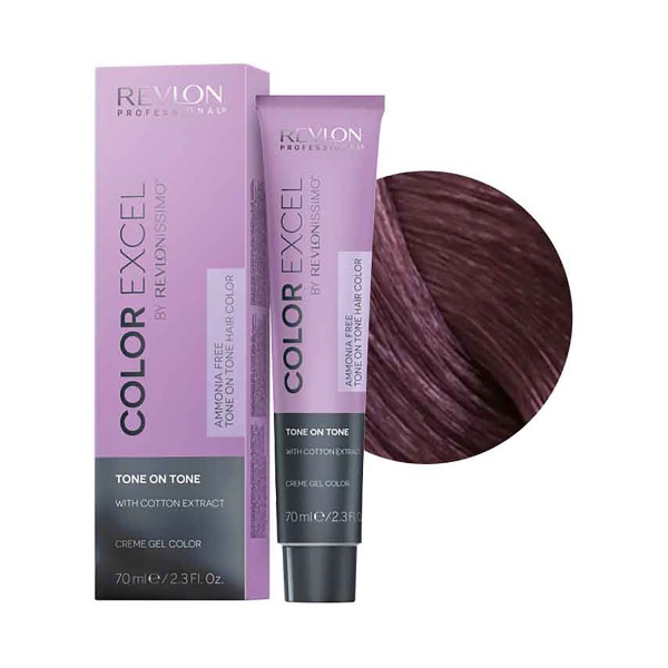 Revlon Professional Краска для волос Color Excel, 55.20 Интенсивный Светлый Коричневый Насыщенный Фиолетовый, 70 мл купить