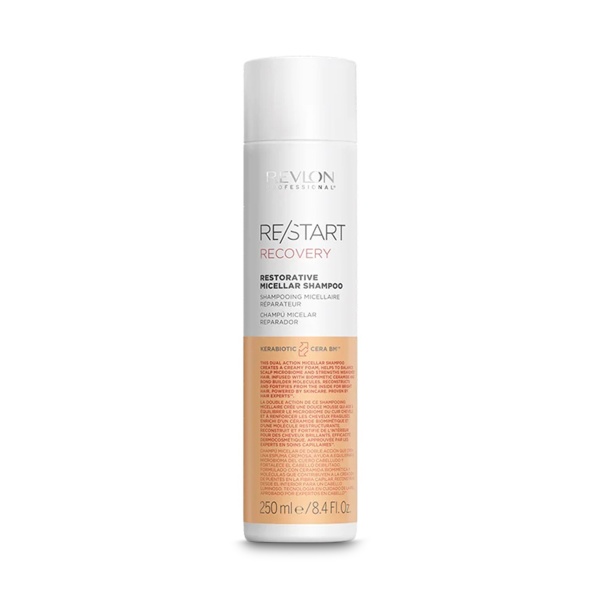 Revlon Professional Мицеллярный шампунь для поврежденных волос Restart Recovery Restorative, 250 мл купить