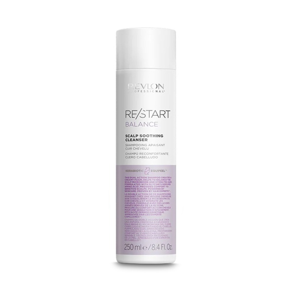 Revlon Professional Мягкий шампунь для чувствительной кожи головы Restart Balance Scalp Soothing Cleanser, 250 мл купить