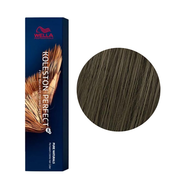 Wella Professionals Стойкая крем-краска Koleston Perfect Me+, Светло-коричневый интенсивный натуральный матовый 55/02, 60 мл купить