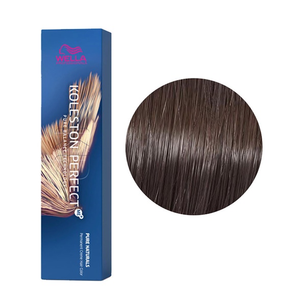 Wella Professionals Стойкая крем-краска Koleston Perfect Me+, 5/0 Светло-коричневый натуральный, 60 мл купить