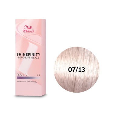 Wella Professionals Гель-крем краска для тонирования и блеска без осветления Shinefinity, 07/13 Тоффи-крем, 60 мл купить