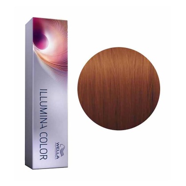 Wella Professionals Краска для волос Illumina Color, блонд красно - золотистый 7/43, 60 мл купить