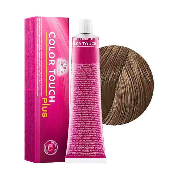 Wella Professionals Краска для волос безаммиачная Color Touch Plus, 66/04 коньяк, 60 мл купить