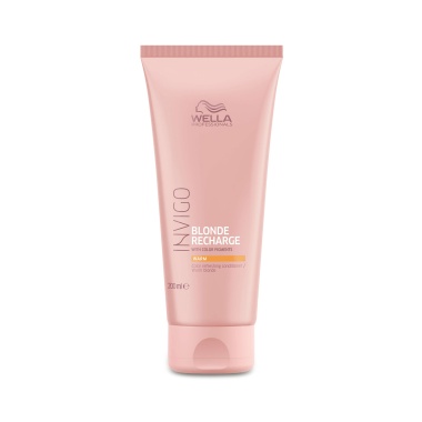 Wella Professionals Оттеночный бальзам-уход для теплых светлых оттенков Invigo Blonde Recharge WithColor Pigments Conditioner, 200 мл купить