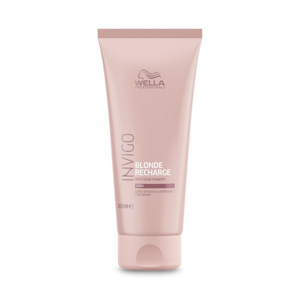Wella Professionals Оттеночный бальзам-уход для холодных светлых оттенков Invigo Blonde Recharge, 200 мл купить