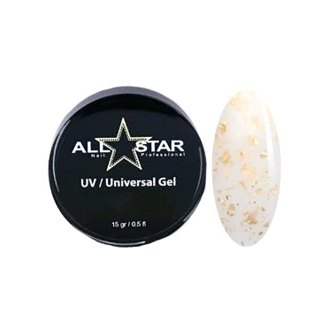 All Star Гель скульптурный UV-Universal Gel Potal, Milk Gold, 15 гр купить