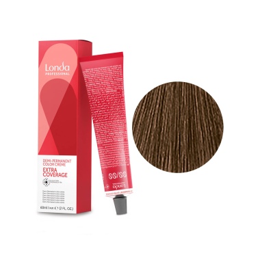 Londa Professional Крем-краска для волос Extra-Coverage, 6/07 темный блонд натурально-коричневый, 60 мл купить