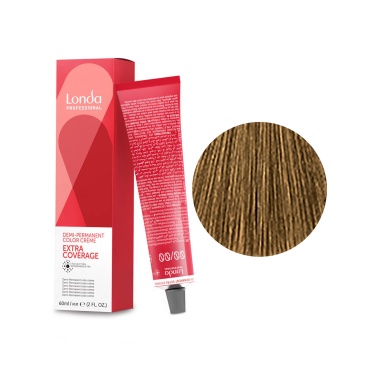 Londa Professional Крем-краска для волос Extra-Coverage, 7/07 блонд натурально-коричневый, 60 мл купить