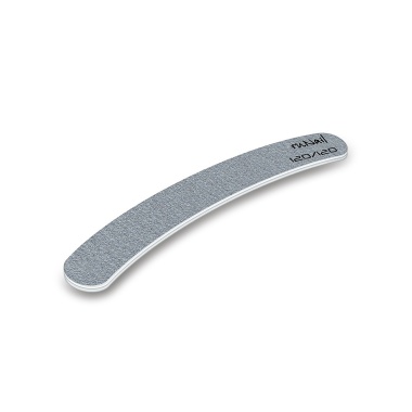 Runail Пилка Бумеранг, серая, 120/120 грит купить