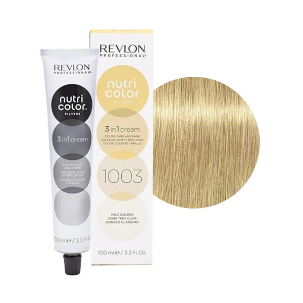 Revlon Professional Крем-краска 3 в 1 Nutri Color Creme, 1003 очень светлый золотой, 100 мл купить