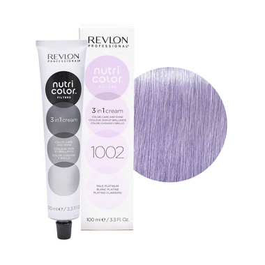 Revlon Professional Крем-краска 3 в 1 Nutri Color Creme, 1002 платиновый, 100 мл купить