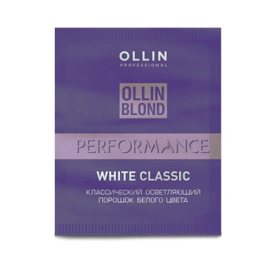 Ollin Professional Классический осветляющий порошок белого цвета Blond Performance White Classic купить