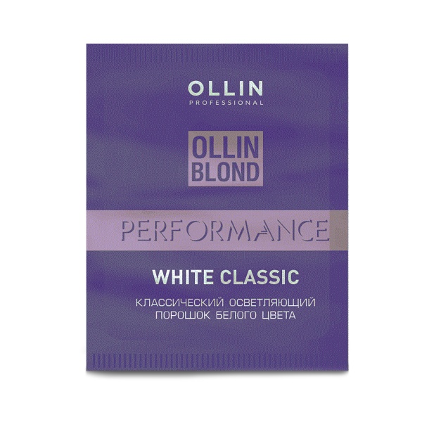 Ollin Professional Классический осветляющий порошок белого цвета Blond Performance White Classic, 30 гр купить