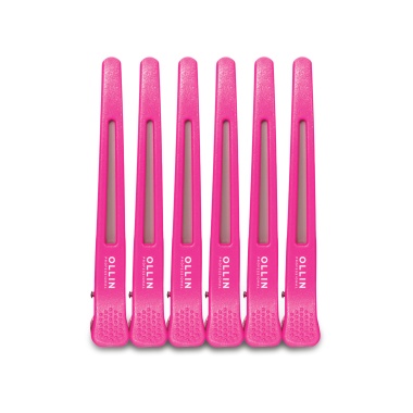 Ollin Professional Зажимы с силиконовой резинкой, пластиковые, 6 шт купить