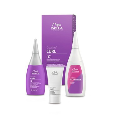Wella Professionals Набор для окрашенных и чувствительных волос Creatine+ Wave-C, 30 + 75 + 100 мл купить