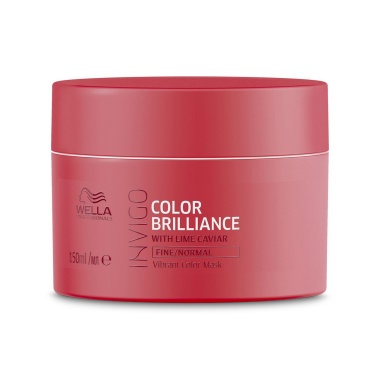 Wella Professionals Маска-уход для окрашенных нормальных и тонких волос Invigo Color Brilliance Fine Normal Mask, 150 мл купить
