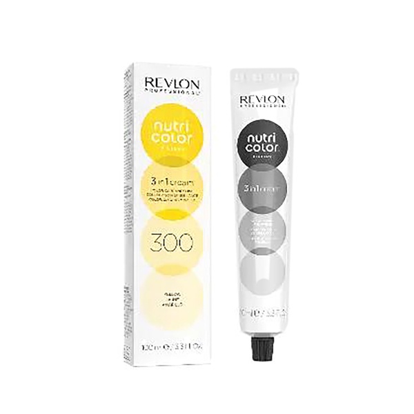 Revlon Professional Крем-краска 3 в 1 Nutri Color Creme, 300 желтый, 100 мл купить