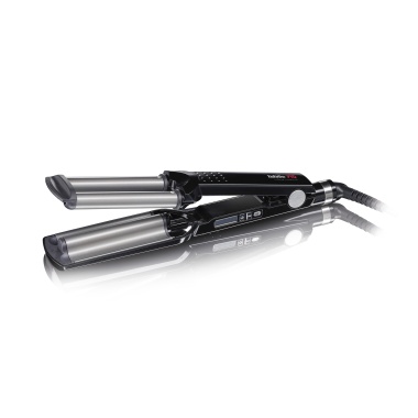 BaByliss Pro Плойка тройная для завивки волос Ionic 3D Waver, с терморегулятором, титан+турмалин купить