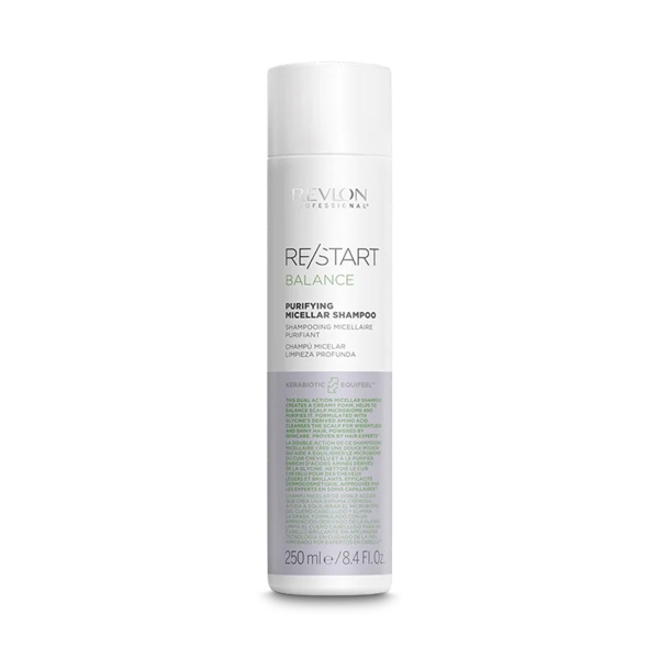Revlon Professional Мицеллярный шампунь для жирной кожи Restart Balance Purifying Micellar, 250 мл купить