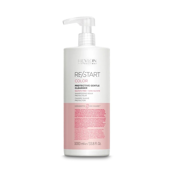 Revlon Professional Шампунь для нежного очищения окрашенных волос Restart Color Protective Gentle Cleanser, 1000 мл купить