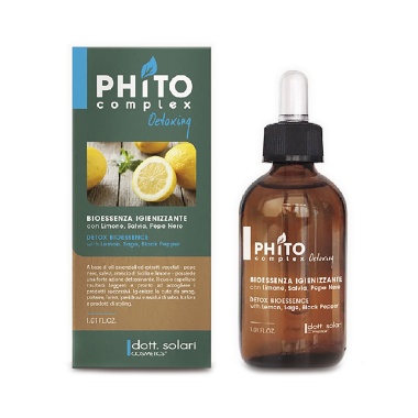 Dott.Solari Cosmetics Биоэссенция-детокс для глубокого очищения кожи головы Phitocomplex Detox, 30 мл купить