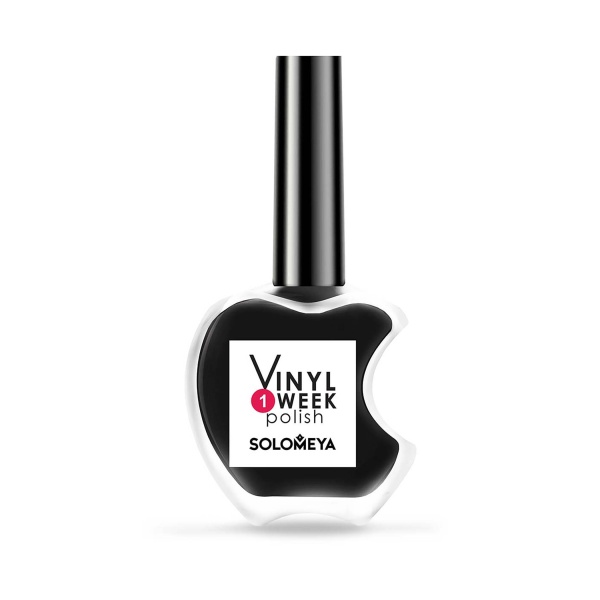 Solomeya Недельный лак One Week Vinyl Polish, 32 Black, 13 мл купить