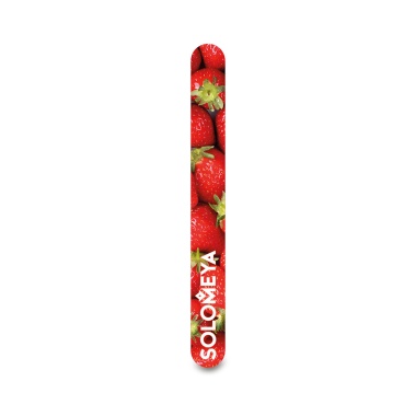 Solomeya Пилка для натуральных и искусственных ногтей, Клубничный смузи Strawberry Smoothie Nail File 14, 180/220 грит купить