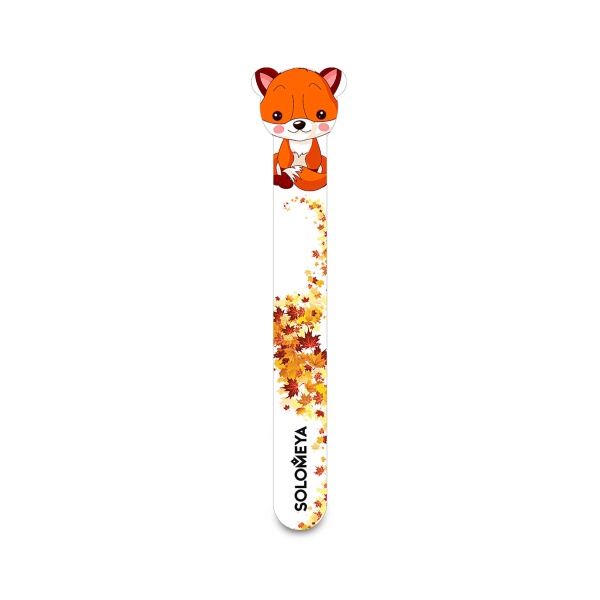 Solomeya Пилка для натуральных и искусственных ногтей Хитрый лисенок Sly Fox Nail File, 180/220 грит купить